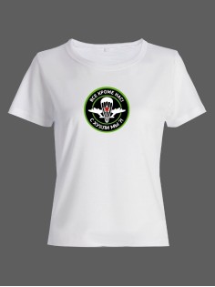 Женская футболка с прикольной надписью "Мы"/Оригинальная, модная и смешная с принтом