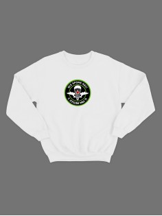 Женский свитшот с принтом "Мы" / Модная толстовка без капюшона с прикольной и смешной надписью