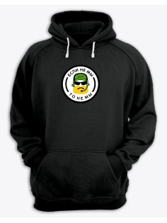 Женская толстовка с капюшоном с принтом "Если" / Худи с прикольной и смешной надписью