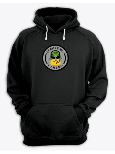 Худи мужское оверсайз с принтом