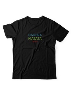 Мужская футболка с прикольной надписью "Hakuna"/Оригинальная, модная и смешная с принтом