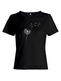 Женская футболка с прикольной надписью Одуванчик/Оригинальная, модная и смешная с принтом