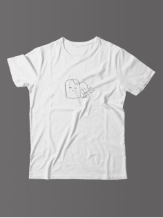 Футболка для мужчины с оригинальной надписью "It's a tea shirt"/Прикольная