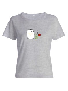 Женская футболка со смешной надписью "It's a tea shirt"/Смешная