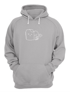 Женское худи со смешным принтом "It's a tea shirt"/ Забавный принт