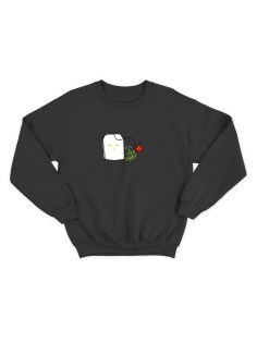 Мужской свитшот со смешным принтом "It's a tea shirt"/ Забавная толстовка без капюшона