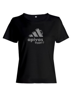 Женская футболка со смешной надписью "apivas будет"/Смешная