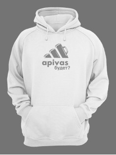 Худи мужское оверсайз с принтом apivas