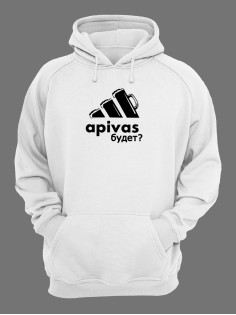 Худи мужское оверсайз с принтом apivas