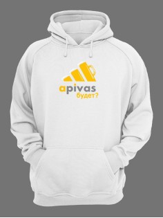 Худи женское оверсайз с принтом apivas