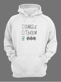 Худи мужское оверсайз с принтом Бэтмен