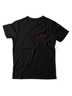 Футболка для мужчины с оригинальной надписью "Корона"/Прикольная