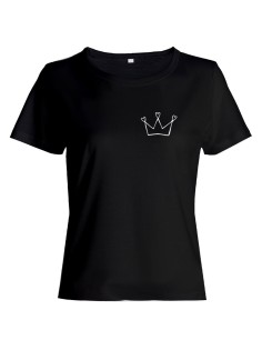 Футболка женская с принтом хлопок