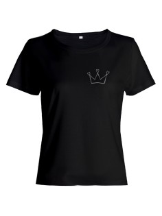 Футболка женская с принтом хлопок