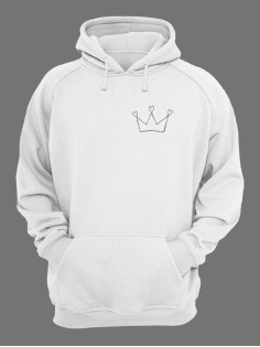 Худи женское оверсайз с принтом Корона