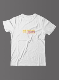 Футболка для мужчины с оригинальной надписью "Some people just need"/Прикольная