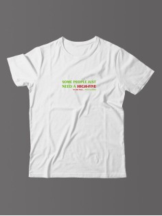 Футболка для мужчины с оригинальной надписью "Some people just need"/Прикольная