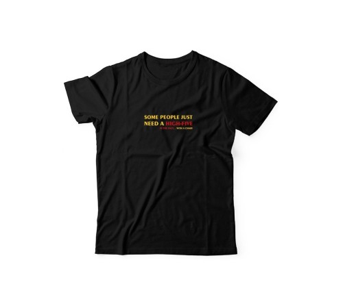Футболка для мужчины с оригинальной надписью "Some people just need"/Прикольная