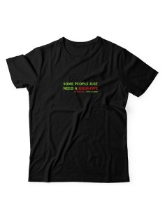 Футболка для мужчины с оригинальной надписью "Some people just need"/Прикольная