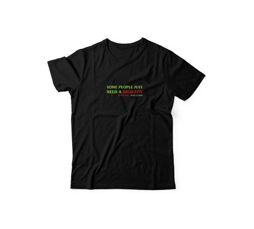 Футболка для мужчины с оригинальной надписью "Some people just need"/Прикольная