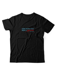 Футболка для мужчины с оригинальной надписью "Some people just need"/Прикольная