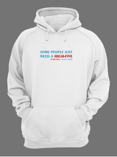 Худи со смешным принтом "Some people just need"/Смешная толстовка с для мужчины