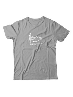 Футболка для мужчины с оригинальной надписью "Rabbit Duck" Прикольная футболка