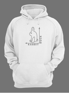 Худи женское оверсайз с принтом