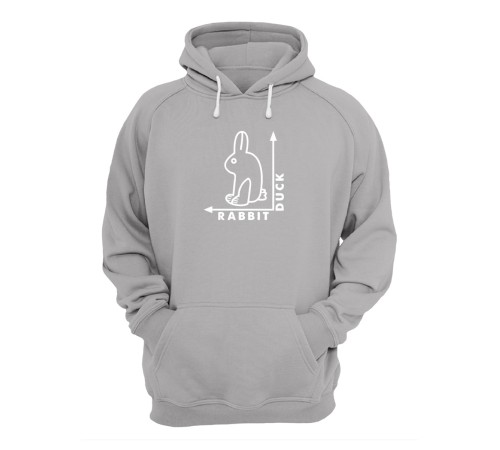 Худи женское оверсайз с принтом