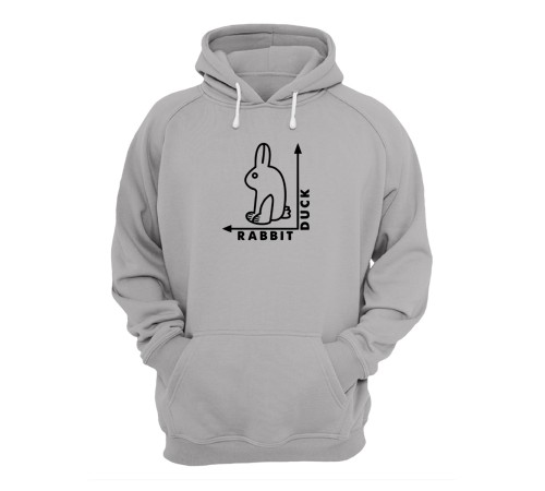 Худи женское оверсайз с принтом