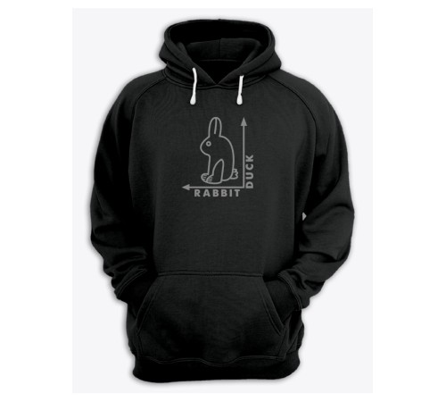 Худи женское оверсайз с принтом