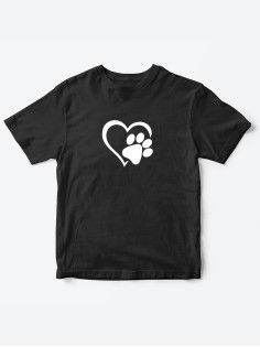 Прикольные футболки для мальчика и для девочки Лапа | Клевые детские футболки с необычными принтами