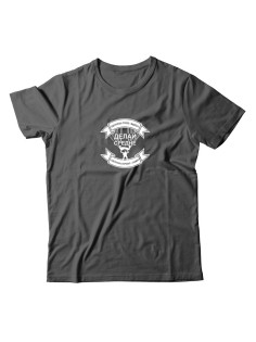 Футболка для мужчины с оригинальной надписью "Делай средне"/Прикольная