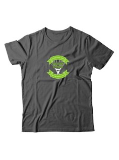 Футболка для мужчины с оригинальной надписью "Делай средне"/Прикольная