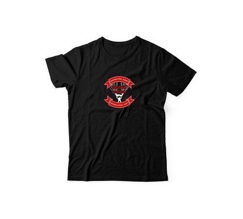 Футболка для мужчины с оригинальной надписью "Делай средне"/Прикольная