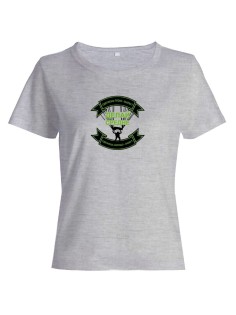 Женская футболка со смешной надписью "Делай средне"/Смешная