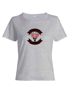 Женская футболка со смешной надписью "Делай средне"/Смешная