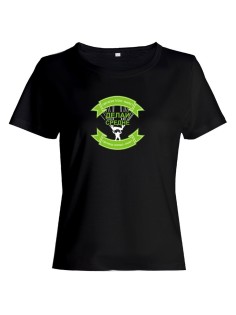 Женская футболка со смешной надписью "Делай средне"/Смешная