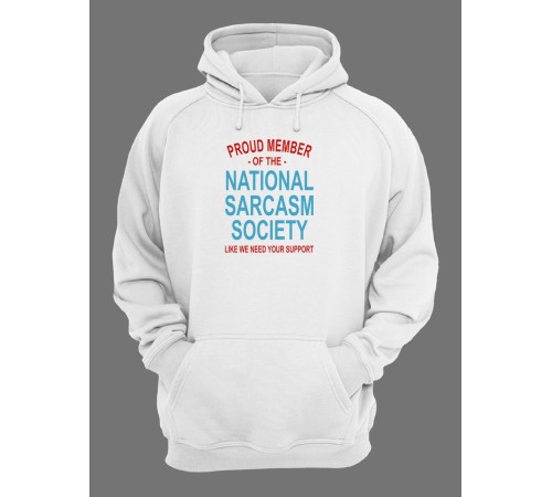 Худи мужское оверсайз с принтом