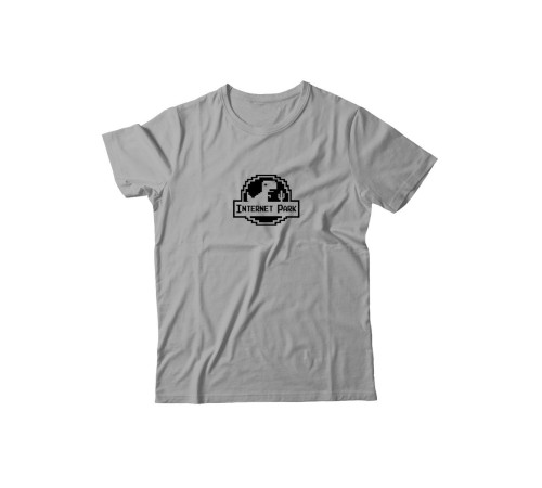 Футболка для мужчины с оригинальной надписью "Internet park"/Прикольная