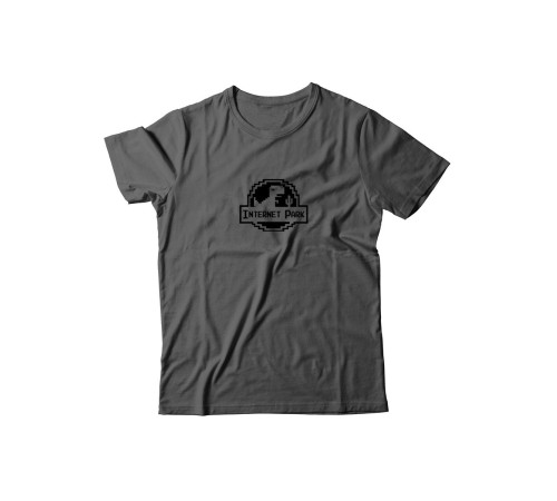 Футболка для мужчины с оригинальной надписью "Internet park"/Прикольная