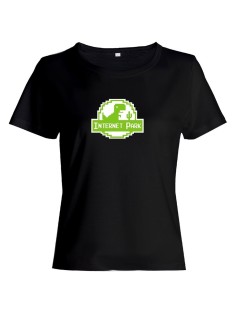 Женская футболка со смешной надписью "Internet park"/Смешная