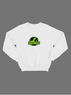 Женский свитшот с прикольным принтом "Internet park"/Прикольный