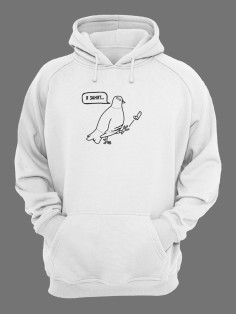 Худи мужское оверсайз с принтом Я занят