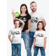 Парные футболки для всей семьи "King family" / Модный Фэмили Лук