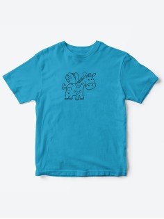 Прикольные футболки для мальчика и для девочки Жираф | Клевые детские футболки с необычными принтами