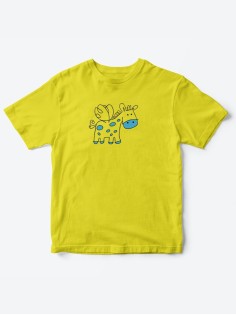 Прикольные футболки для мальчика и для девочки Жираф | Клевые детские футболки с необычными принтами