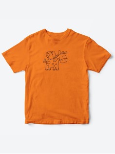 Прикольные футболки для мальчика и для девочки Жираф | Клевые детские футболки с необычными принтами