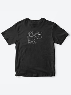 Прикольные футболки для мальчика и для девочки Жираф | Клевые детские футболки с необычными принтами