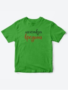 Прикольные футболки для мальчика и для девочки Вредина | Клевые детские футболки с принтами